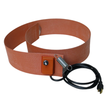 Silicone Rubber 55 Gallon Steel Drum Heater 4 Inch Wide