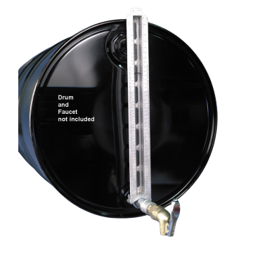 Calibrated Sight Gauge for Horizontal Drums - PVC Valve