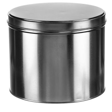 10 lb Industrial Metal Tin with Slip Cover