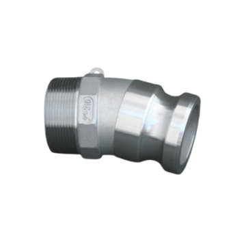 Stainless Steel 2" Male NPT x 2" Male QD, 15°