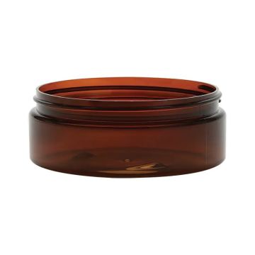 4 oz Amber PET Straight Sided Jar 89-400
