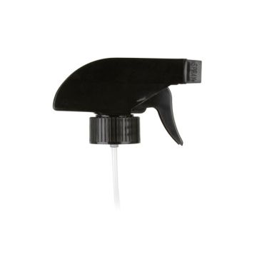 28-400 Black PP Trigger Sprayer; 7-9/16" DT; .60 cc Output; Spray/Stream/Off