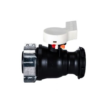2 Inch QD Ball Valve, 75 mm Metal Collar, Viton Gasket