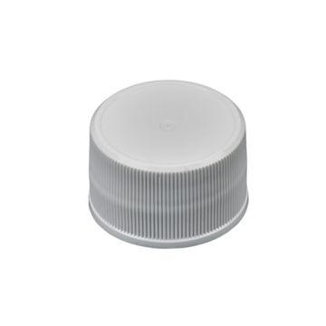 White Polypropylene Screw Caps - 28 mm