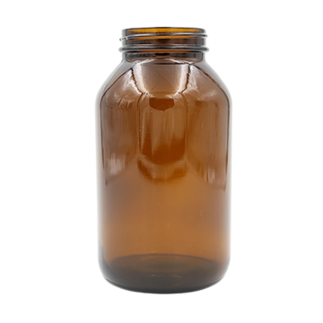 500 cc Amber Glass Wide Mouth Packer Bottle