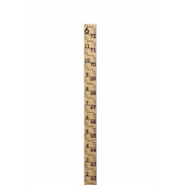 Hardwood Gauge Pole - 8 Feet