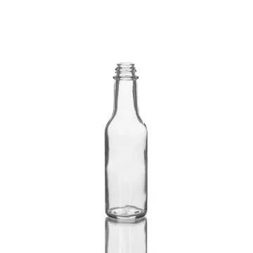 5 oz Clear Glass Woozy Bottle, 24-490