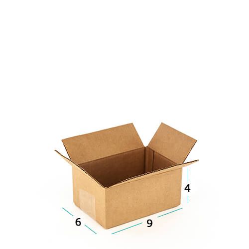 BX964 ShipRight ™ 9x6x4 Box, Single Wall 32 ECT, Kraft Corrugated