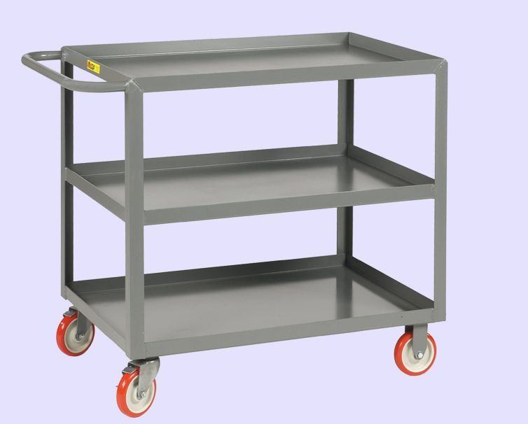 WSC2436-L3 LITTLE GIANT® Cart With Three 24 x 36 Shelves - Basco USA