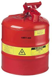 7150100 Justrite® Type I Premium Coated Steel Safety Can 5 Gallon