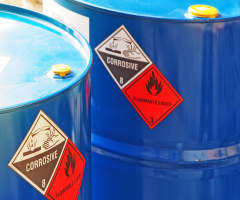 Blue Industrial Drums