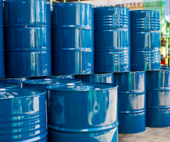Blue Industrial Drums
