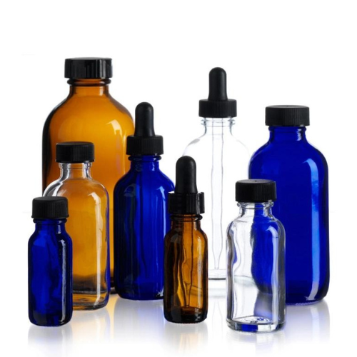 Glass Boston Round Bottles