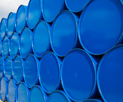 Blue Industrial Drums