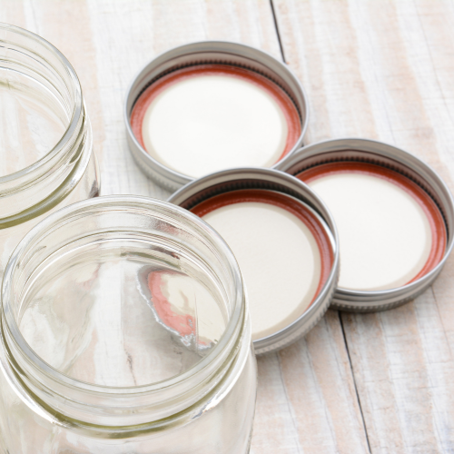 Small round tins for storage