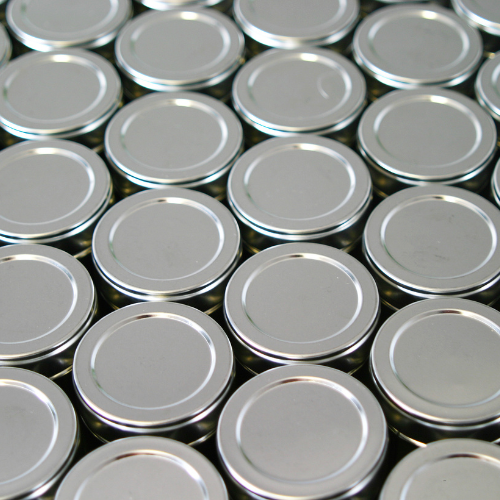 Small round tins for storage