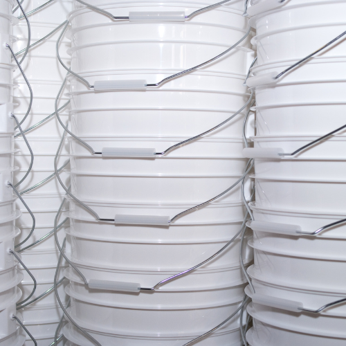 Small round tins for storage