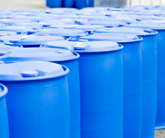 Blue Industrial Drums