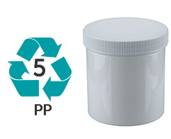 Polypropylene plastic jar