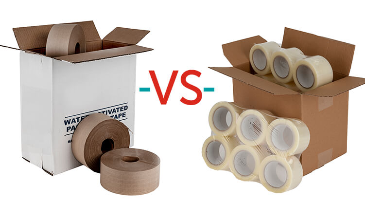 Tape carton sealing and brown water activated tape