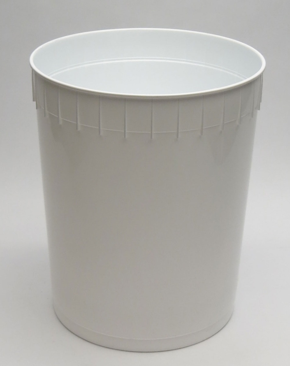 white 3 gallon ice cream pail icon