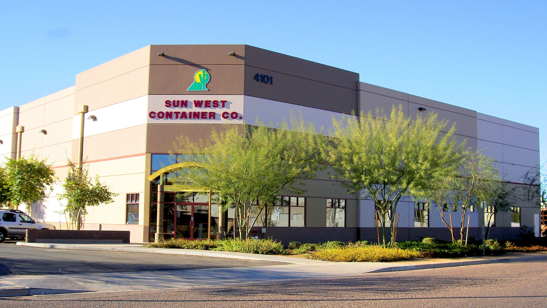 Sun West Container building icon