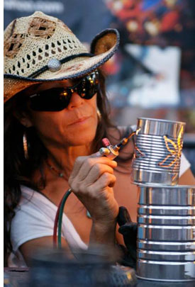 Metal artist Susan Durazo