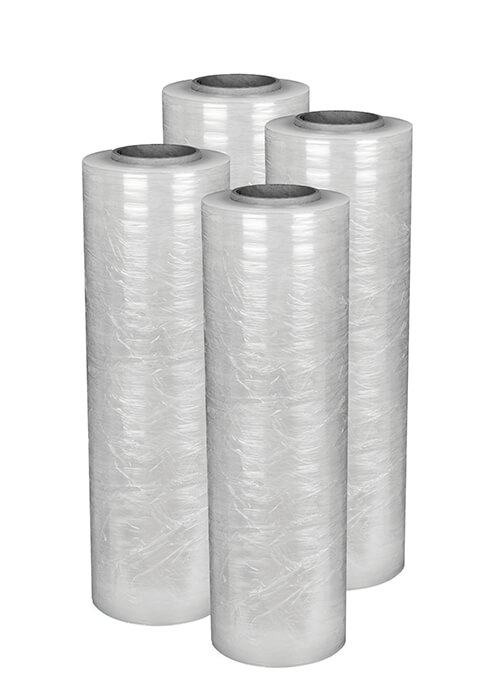 Pallet Shrink Wrap Roll With Application Handles Plastic Stretch Film 500mmx220m for sale online 