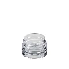 1/8 oz Clear Thick wall Polystyrene Jar With 33-400 Neck