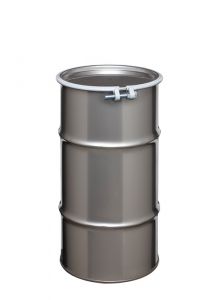 15 gallon open head stainless steel drum