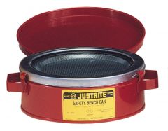Justrite® Bench Can Small 1 Quart Parts Washer