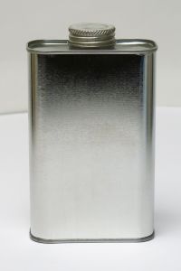 1 Pint F-Style Metal Can with Screw Top - 1 1/4 Inch Alpha