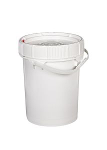 White screw top pail