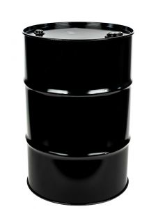 30 Gallon Closed Head Steel Drum, UN Rated, Lined - Black