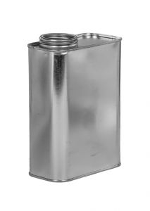 1 Quart F-Style Oblong Metal Can