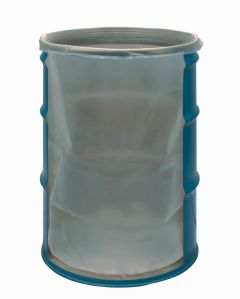 22-1/2 x 34 Low Density Molded Poly Drum Insert - 55 Gallon 18 mil Accordion Style - AB-48-13 15 Inserts 