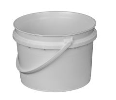 1 Gallon Round Plastic Container with Handle - IPL Industrial Series