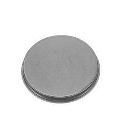 Metal Tin Lid - 8 Ounce Round Deep Seamless Tin Can