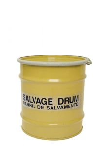 8 Gallon Steel Salvage Drum - Unlined