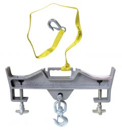 Hoisting Hook with Double Fork Mount