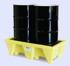 2 Drum Spill Pallet With Drain Enpac® 2000