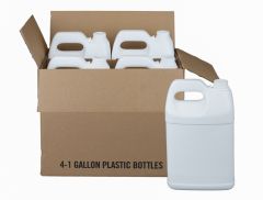 1 Gallon F-Style HDPE 4 Bottles with Shipping Box