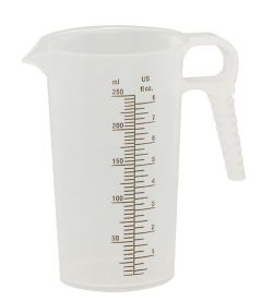Marsh Funnel, Measuring Cup,1 Liter Plastic, Clear