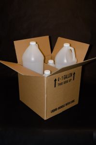 1 Gallon Polyethylene Bottles With Shipping Box
