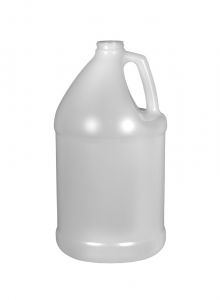 1 Gallon Round Natural Plastic Bottle