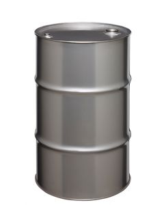 30 Gallon UN Rated Closed Head Stainless Steel Drum with Fittings