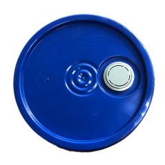 Blue pail lid
