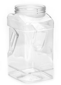 One gallon clear food container