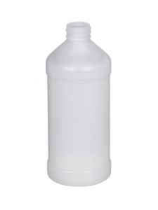 32 oz Plastic Round Bottle - Natural