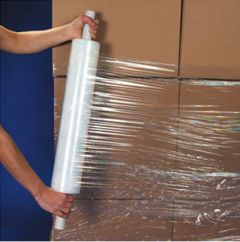 Extended Core Stretch Wrap Film - 80 Gauge 15  Inch Wide